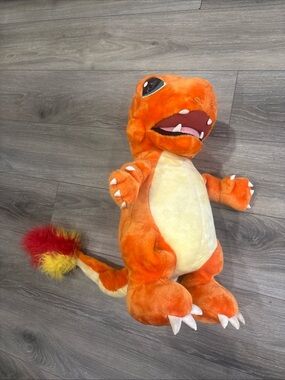 1990s 30" Pokémon Charmander Jumbo Plush Play by Play official Pokemon stuffed